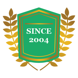 Since-2004 badge